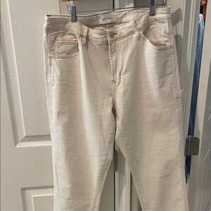 Dear John Women's Straight Leg Cream Jeans